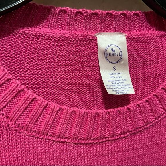 The Bubble Tennis Sweater pink white size S - Picture 3 of 9